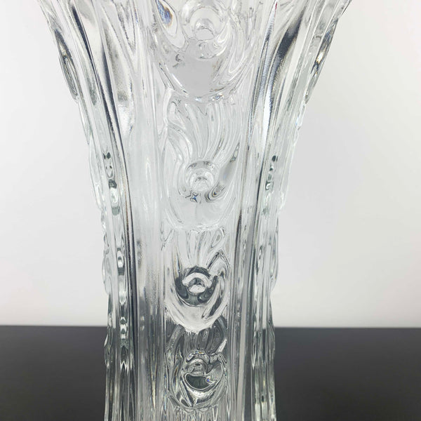 Borgonovo Italy decorative rose glass vase