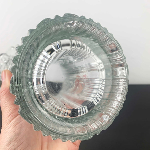 Borgonovo Italy decorative rose glass vase