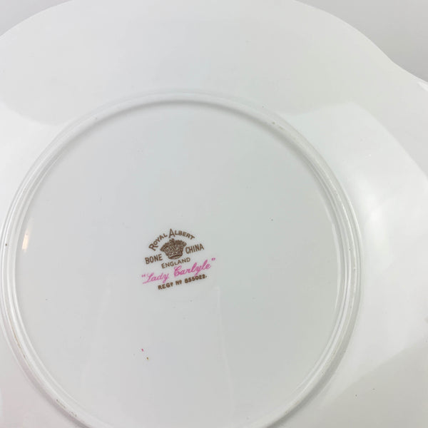 Royal Albert 'Lady Carlyle' cake and dessert plate