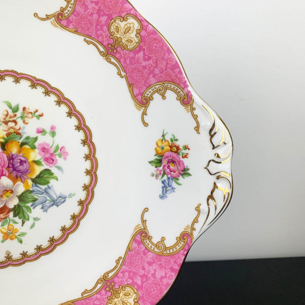 Royal Albert 'Lady Carlyle' cake and dessert plate
