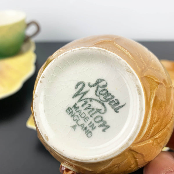 Royal Winton Leaf Tennis Sets - Sold Separately