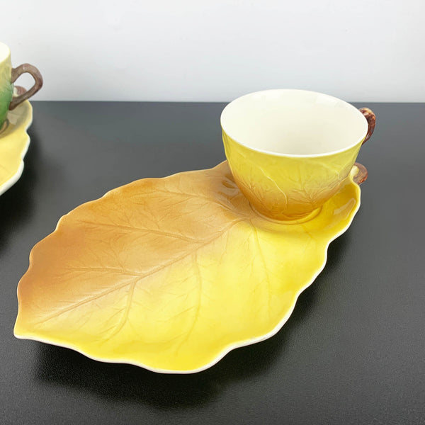 Royal Winton Leaf Tennis Sets - Sold Separately