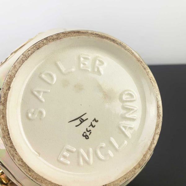 Sadler lustre ware ceramic biscuit barrel