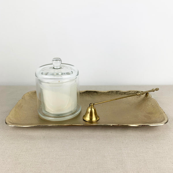 Gold Rectangle Decor Tray