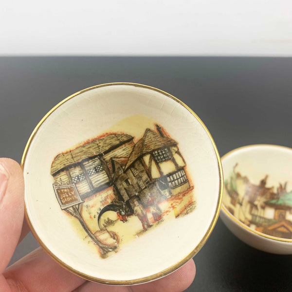 Sandland Ware mini condiment picture bowls - Set of 3