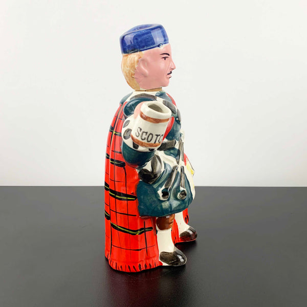 Scottish mid century novelty figural decanter