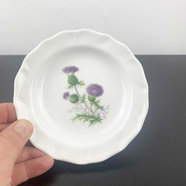 Luckenbooth Scotland Scottish Thistle pin dish