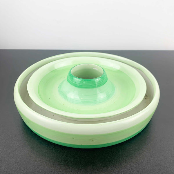 Shelley 'Harmony Ware' art deco ombre flower float bowl centrepiece