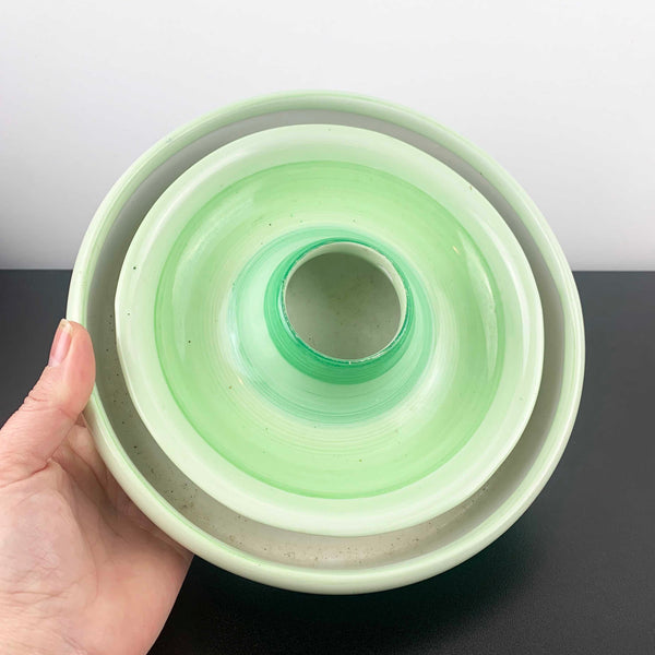 Shelley 'Harmony Ware' art deco ombre flower float bowl centrepiece