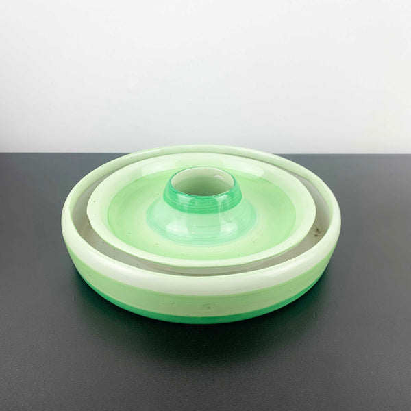 Shelley 'Harmony Ware' art deco ombre flower float bowl centrepiece