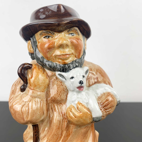 Roy Kirkham Pottery toby jug - The Shepherd