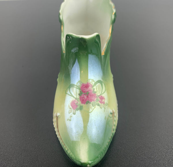 Porcelain Victorian style shoe ornament