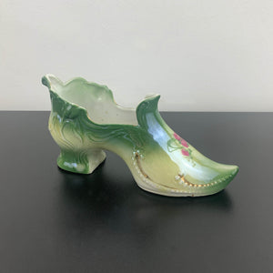 Porcelain Victorian style shoe ornament