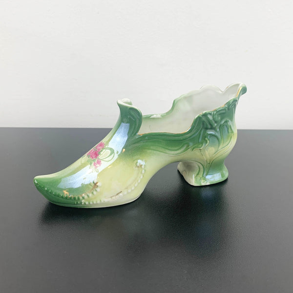 Porcelain Victorian style shoe ornament