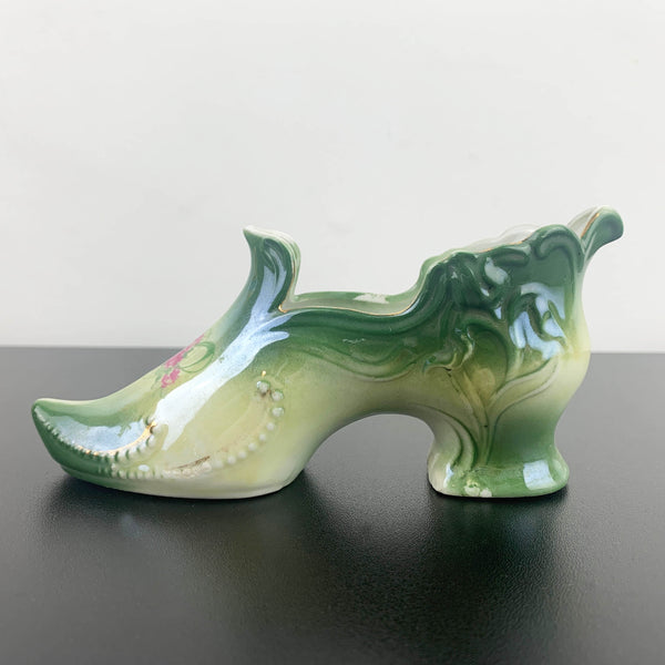 Porcelain Victorian style shoe ornament