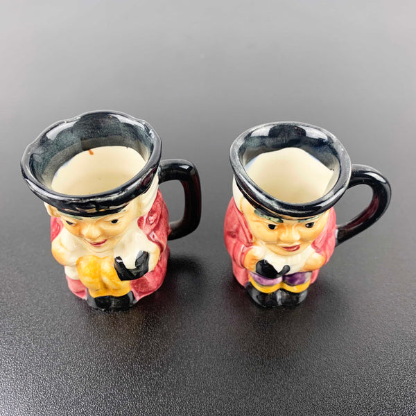 Shorter and Son Miniature Toby Jugs - Set of 2