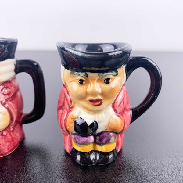 Shorter and Son Miniature Toby Jugs - Set of 2