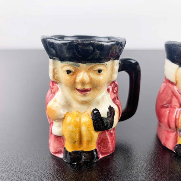 Shorter and Son Miniature Toby Jugs - Set of 2
