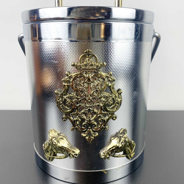 Equestrian horse head retro ice bucket