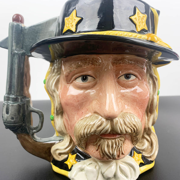 Royal Doulton large double sided character jug 'The Battle of Little Big Horn'