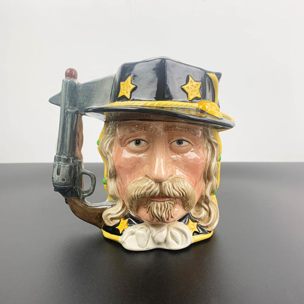 Royal Doulton large double sided character jug 'The Battle of Little Big Horn'