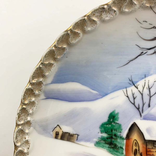 Lipper & Mann artist wall plate by H.Iwahori (Japan)