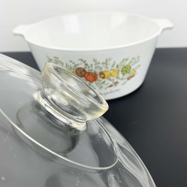 Corningware ovenware set - L'Echalote La Marjolaine casserole and Le Persil pan