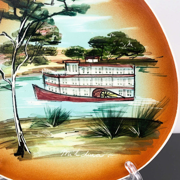 Studio Anna Mildura paddle steamer wall plate