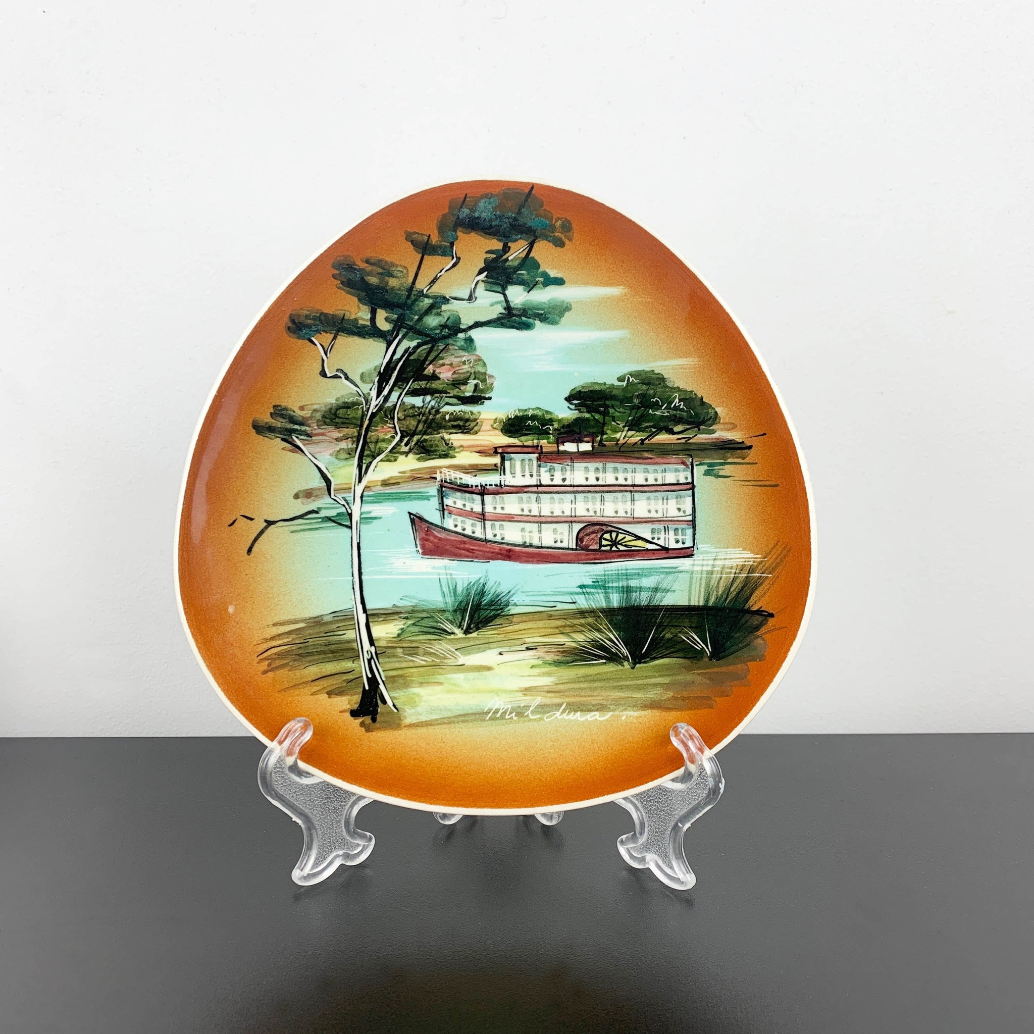 Studio Anna Mildura paddle steamer wall plate