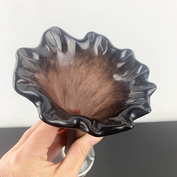Freeform art glass bud vase by Studiolasi Finland