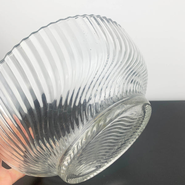 Swirl Pattern Large Footed Serving Bowl