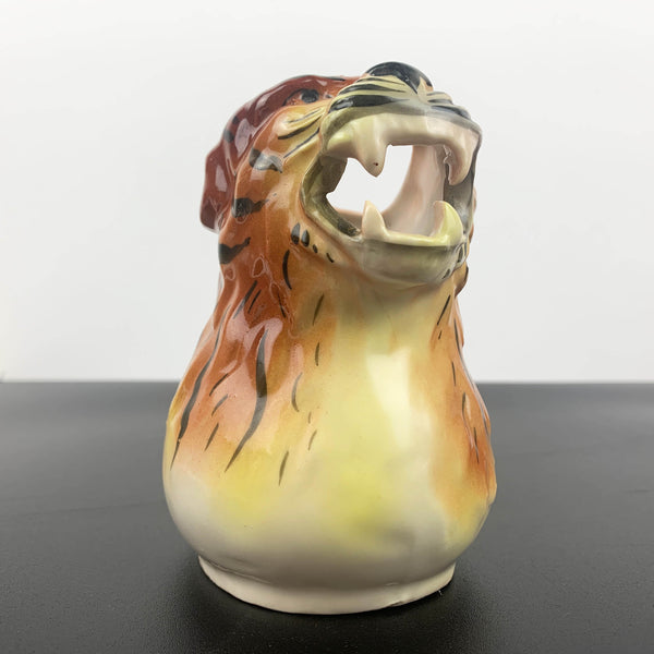 German porcelain rare tiger milk and sauce jug