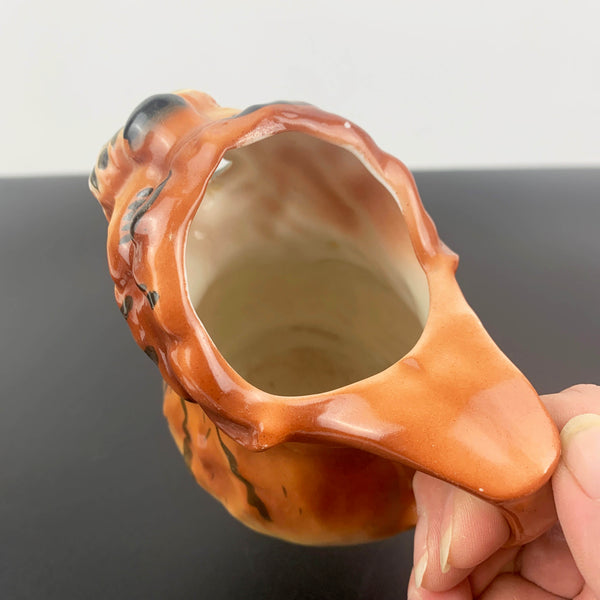 German porcelain rare tiger milk and sauce jug