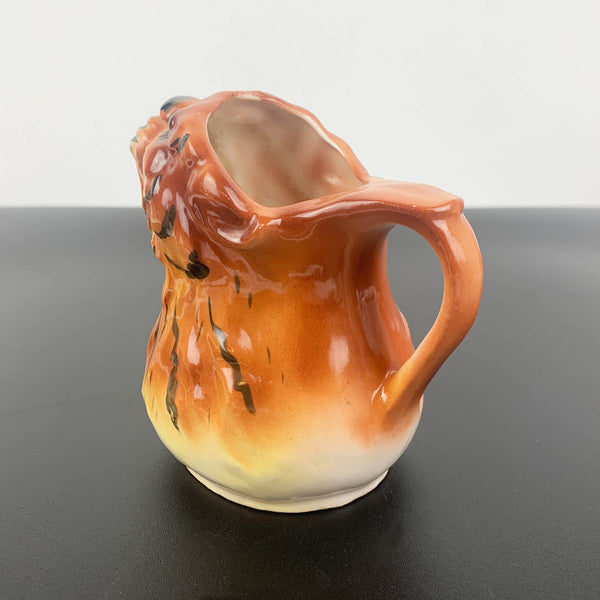 German porcelain rare tiger milk and sauce jug