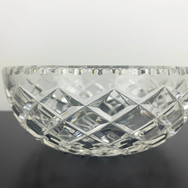 Bohemia Crystal Diamond Cut Traditional Salad Bowl