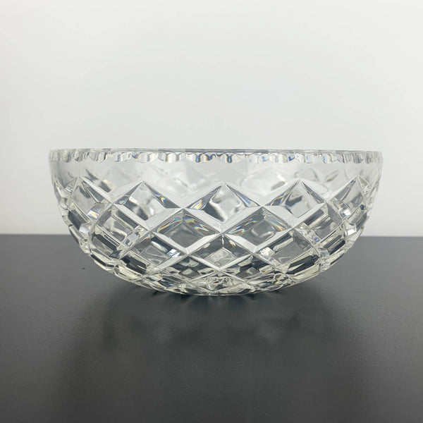 Bohemia Crystal Diamond Cut Traditional Salad Bowl