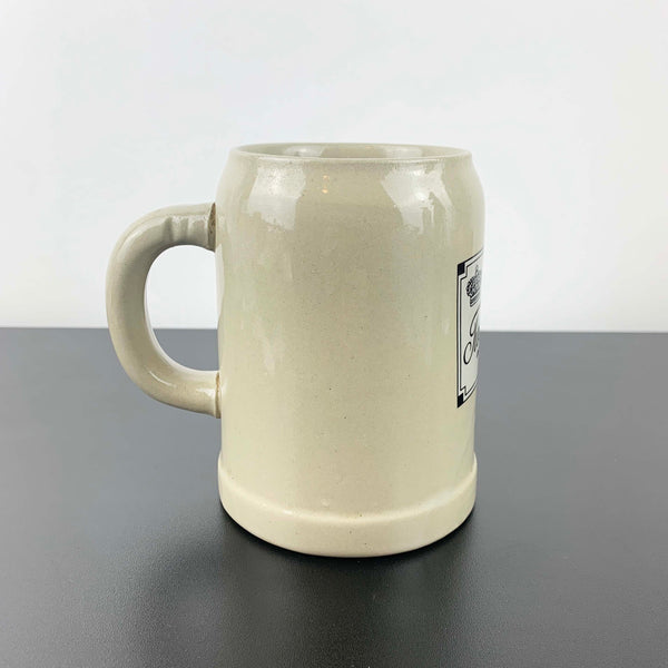 Tuborg Beer large West German pottery beer stein with handle