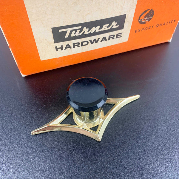 Retro furniture knobs NOS Turner Hardware (Australia)