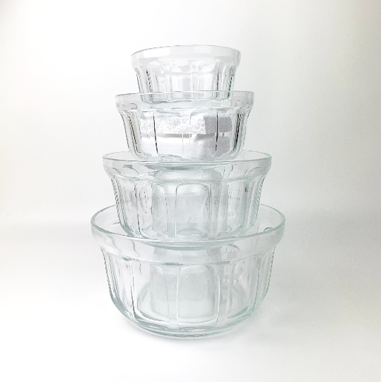 Vereco (Duralex) clear nesting bowl set