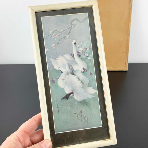 Mid century bird wall prints by Vernon Ward - Set of 2