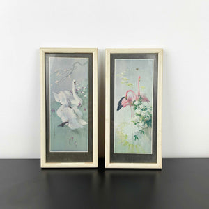 Mid century bird wall prints by Vernon Ward - Set of 2