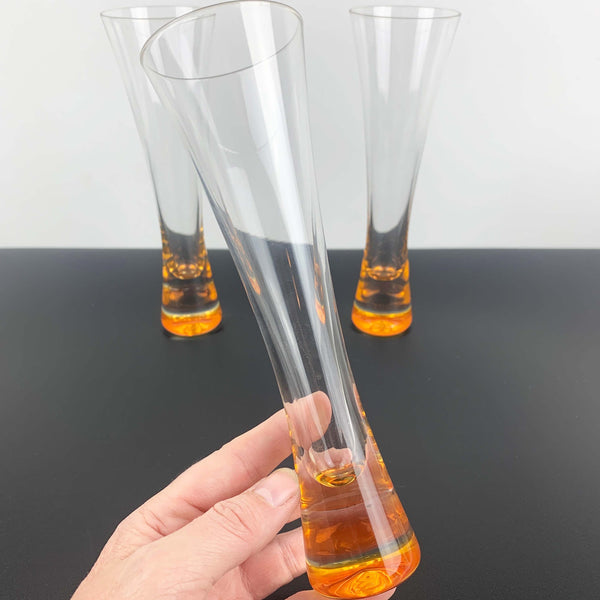 Veuve Clicquot promotional 'Trendy' champagne flute - Set of 3