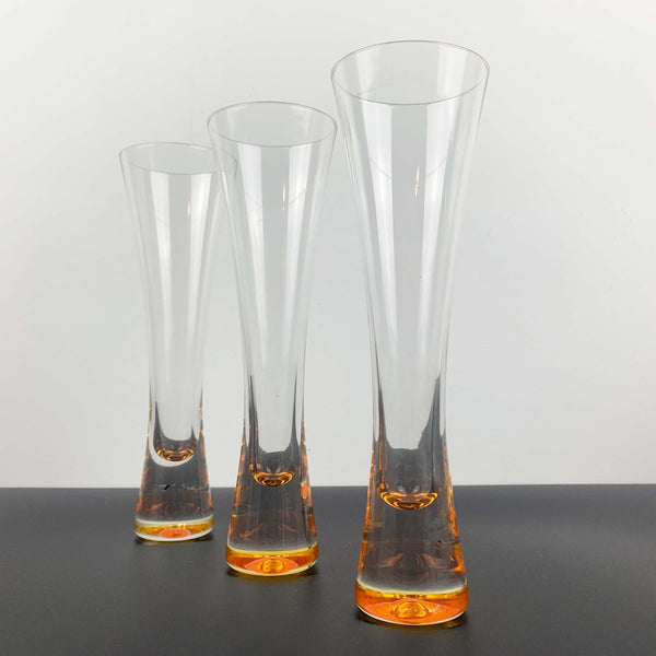 Veuve Clicquot promotional 'Trendy' champagne flute - Set of 3