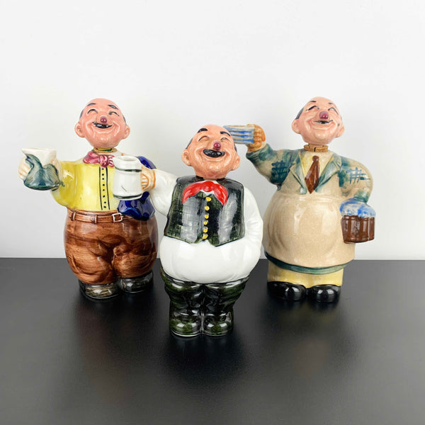 Mid century ceramic Italian waiter decanters - Sold separately