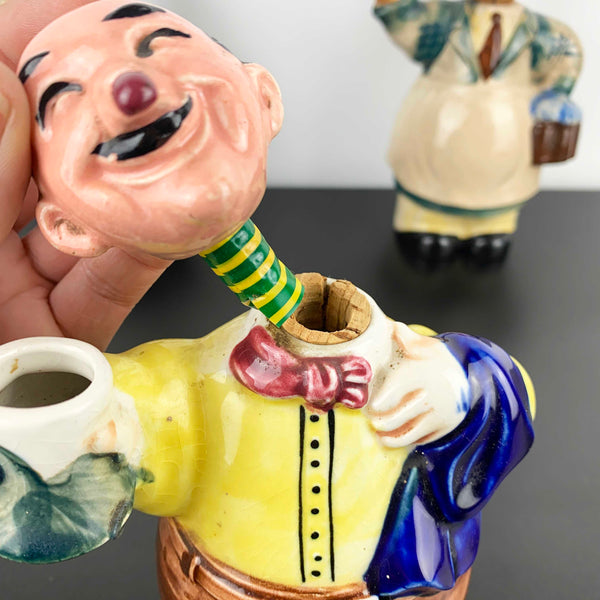 Mid century ceramic Italian waiter decanters - Sold separately