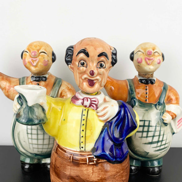 Mid century ceramic Italian waiter decanters - sold separately