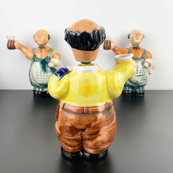 Mid century ceramic Italian waiter decanters - sold separately