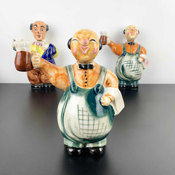 Mid century ceramic Italian waiter decanters - sold separately