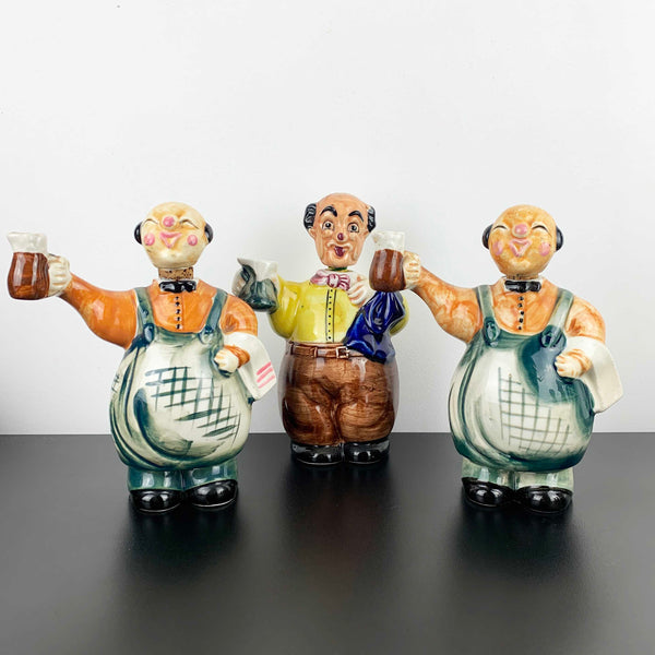 Mid century ceramic Italian waiter decanters - sold separately