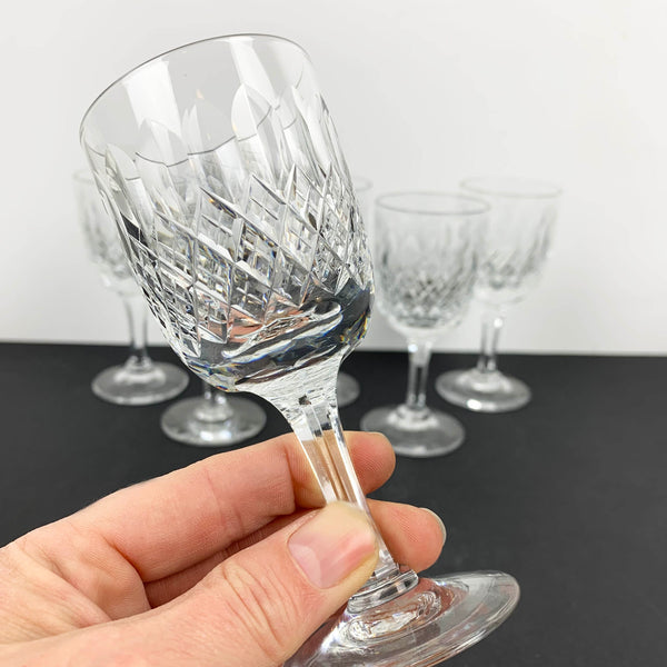 Thomas Webb 'Normandy' aperitif stemware